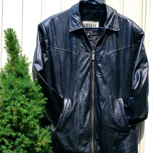 Wilson Black Leather Jacket
